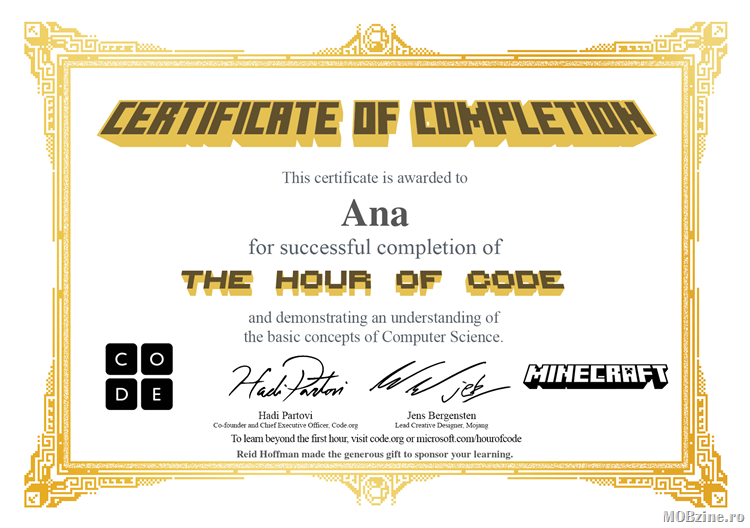 Ana - Hour of Code