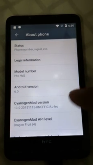 Android 6 Marshmallow pe HTC HD2. Pentru ca se poate!