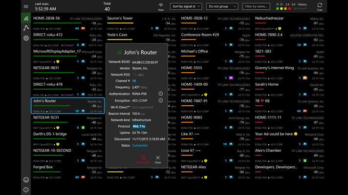 Recomandare: WiFi Commander: Scanner & Monitor pentru harta retelelor WiFi