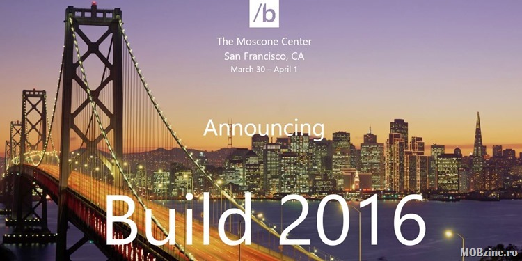 BUILD 2016: 30 martie–1 aprilie tot in San Francisco