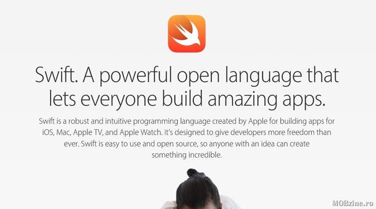 Apple ofera limbajul de programare Swift comunitatii Open Source