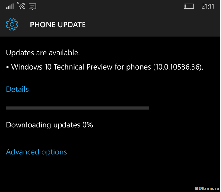 Windows 10 Mobile Insider Preview Build 10586.36 ajunge in Fast si Slow rings: ultimul pe acest an!