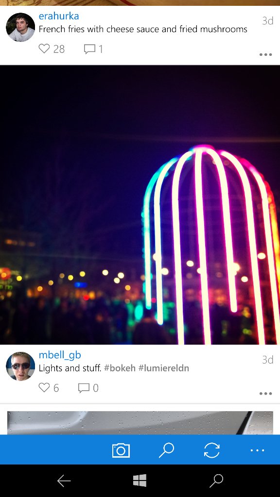 Clientul de Instagram 6tag primeste UI de rezolutie mai mare pentru Lumia 950/950 XL