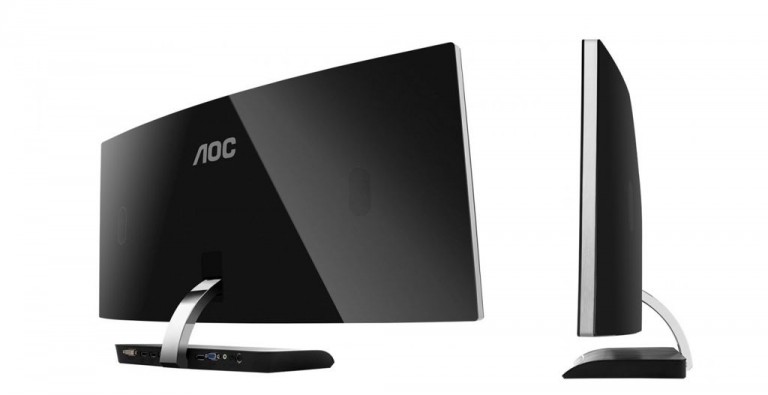 Monitor curbat AOC pentru devoratorii de continut multimedia