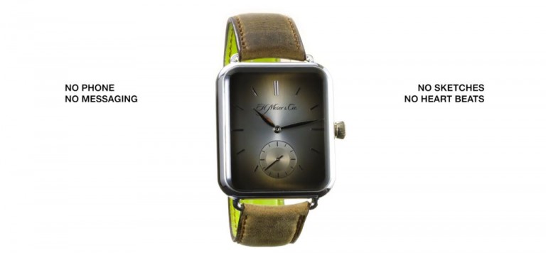 Apple Watch luat peste picior de un producator elvetian