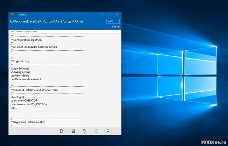 Recomandare: NotepadX, un editor de TXT pentru Windows 10 Mobile