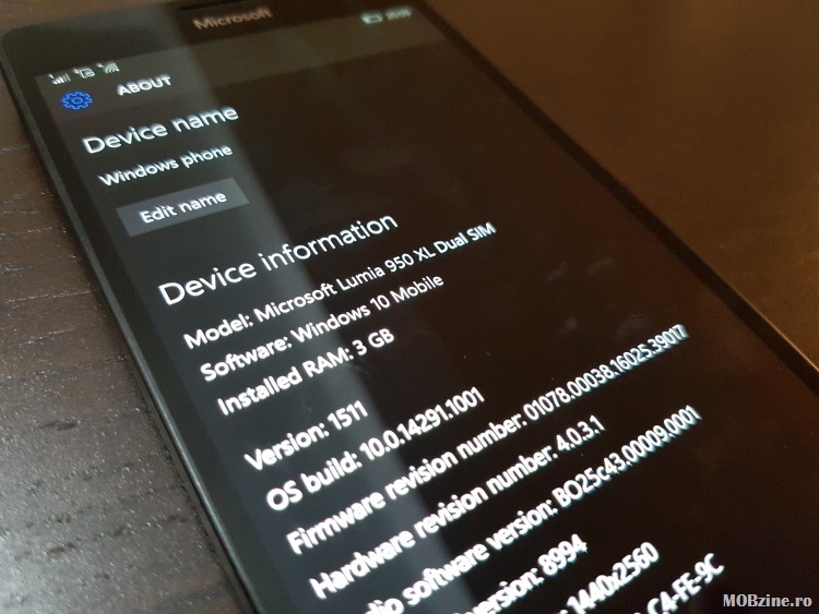 Windows 10 Redstone Build 14291 disponibil acum si pentru aparate Lumia mai vechi