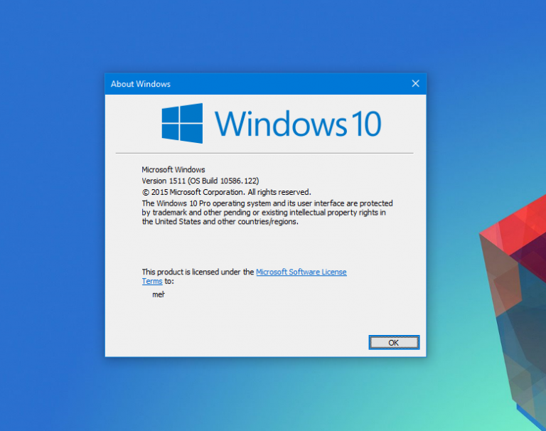 Microsoft lanseaza Windows 10 Build 10586.122 catre toti utilizatorii. Vedeti ce e nou