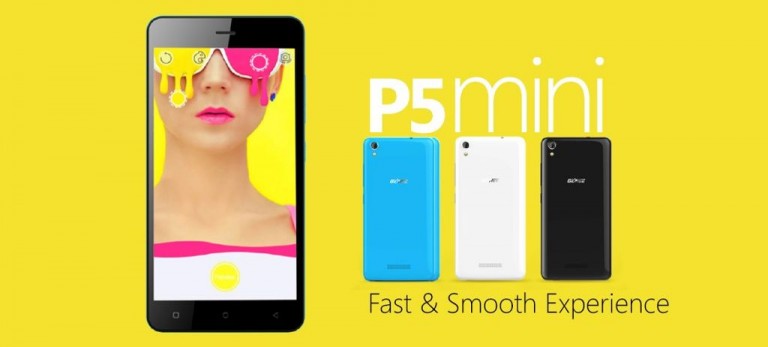 Gionee a prezentat oficial P5 mini