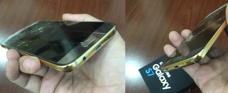 Samsung Galaxy S7 si S7 edge poleite cu aur de 24k