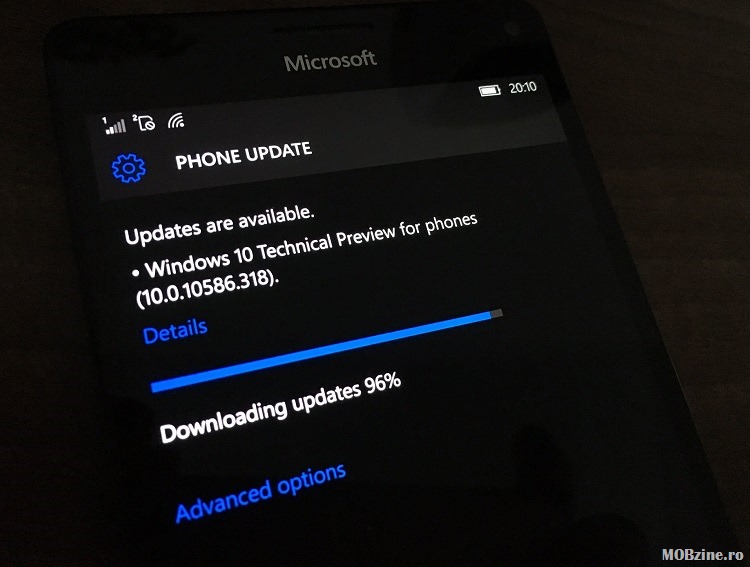 Windows 10 Mobile Build 10586.318 lansat oficial in Release Preview. Vedeti ce aduce nou!