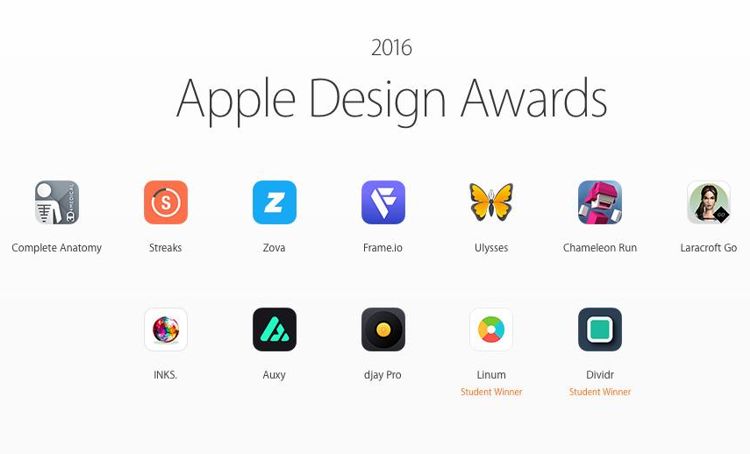 Premiile Apple Design 2016