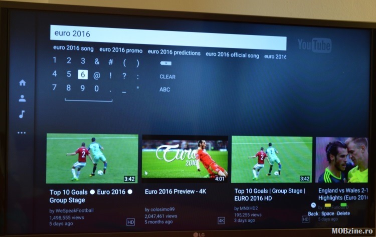 O experienta extrem de placuta: aplicatia YouTube de pe smart tv-urile cu webOS