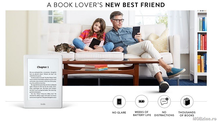 S-a lansat un nou Kindle: mai subtire, mai usor si in promotie la 70 EUR