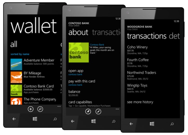 Wallet 2.0 for Windows 10 Mobile aduce optiunea NFC Tap to Pay