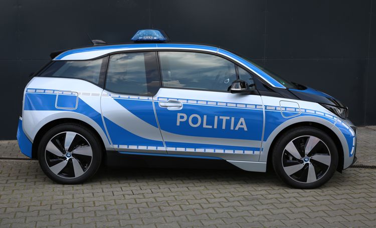 BMW i3, primul vehicul electric din dotarea Politiei Romane