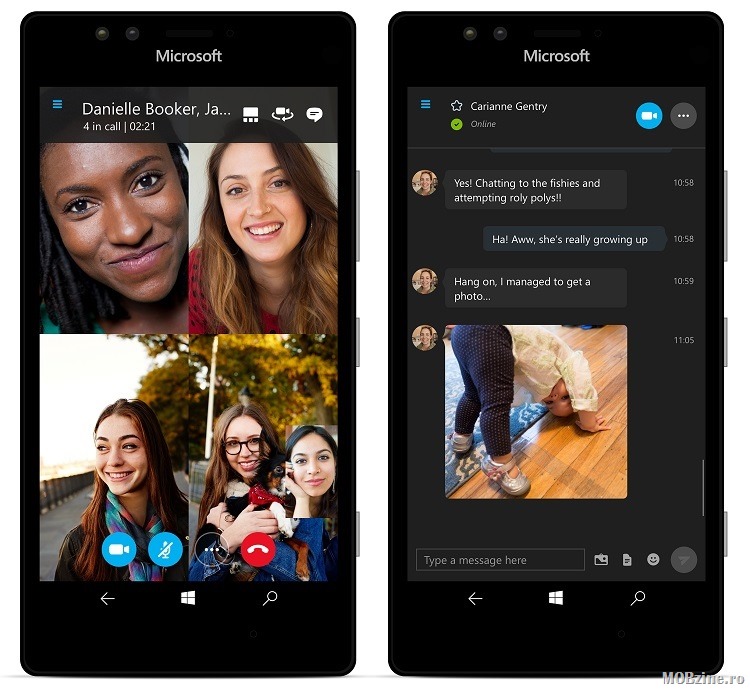 Noul Skype UWP disponibil pentru insiderii de Windows 10 Mobile