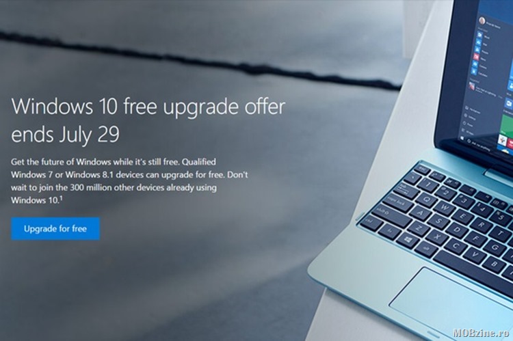 Azi e ultima zi cand mai puteti activa gratuit licenta de Windows 10. Nu pierdeti ocazia!