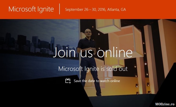 Cea mai mare conferinta Microsoft Ignite – incepe din 26 septembrie si poate fi urmarita online