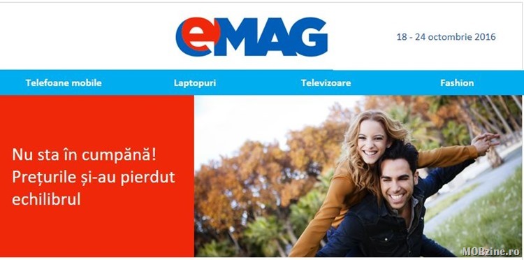 18 noiembrie e data pentru Black Friday la eMAG