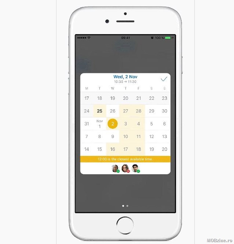 Outlook mobile primeste optiuni de planificare a intalnirilor, similare cu cele de pe desktop