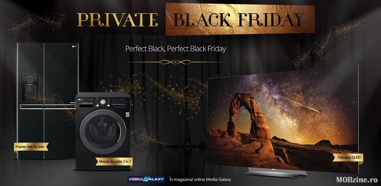 Promotie LG pentru Black Friday pentru Media Galaxy