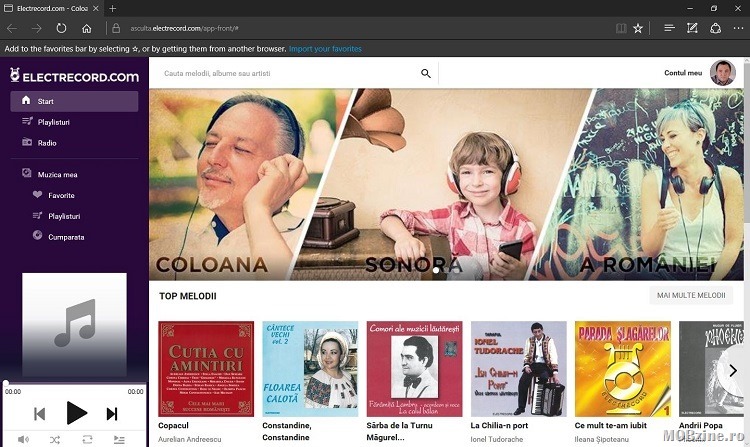 Electrecord lanseaza un serviciu de streaming audio cu toata colectia de muzica romaneasca, prima luna accesul e gratuit