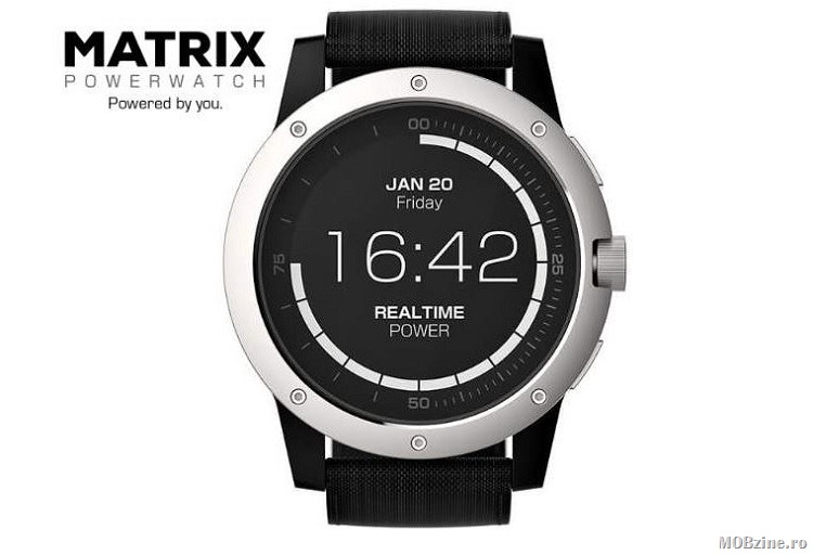 Matrix PowerWatch, ceasul inteligent care se incarca prin energia corpului