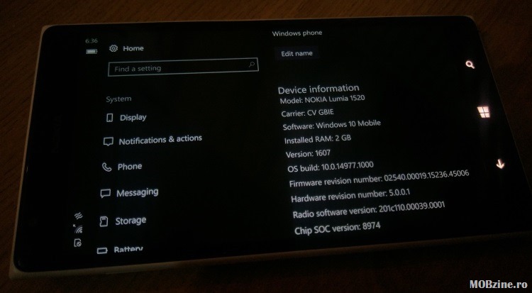 Windows 10 Insider Preview build 14977 ajunge in Fast Ring, doar pentru Mobile