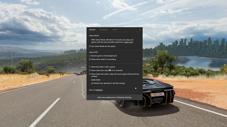 Game Mode din Creators Update disponibil in Windows 10 Insider Preview build 15019
