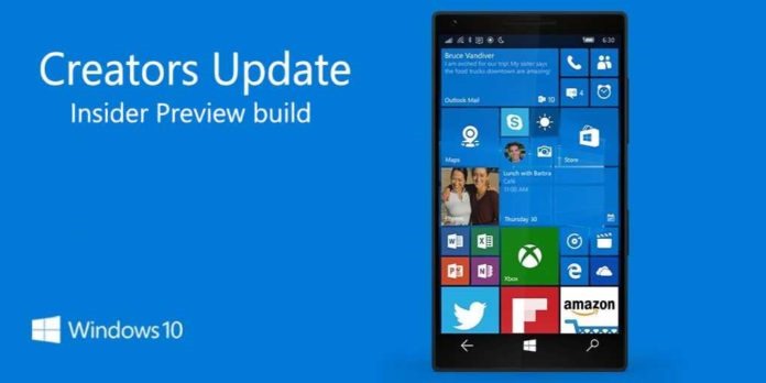 Windows 10 Mobile Insider Preview 15043 vine in Slow Ring