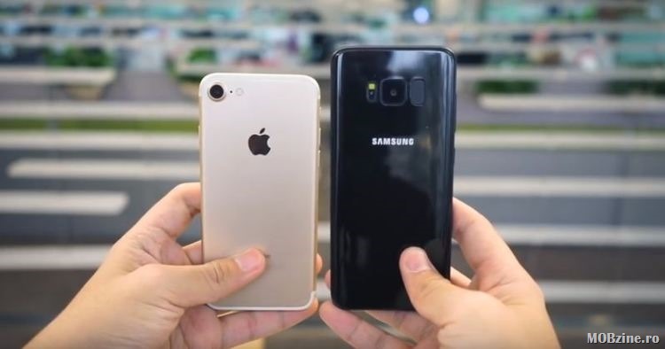 Cum arata Samsung Galaxy S8 in comparatie cu S7 si iPhone