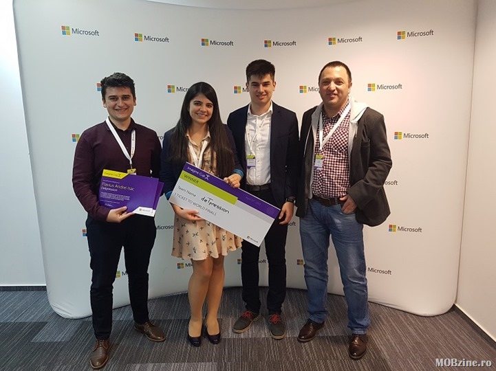 deTpression sunt castigatorii finalei nationale a concursului Imagine Cup 2017