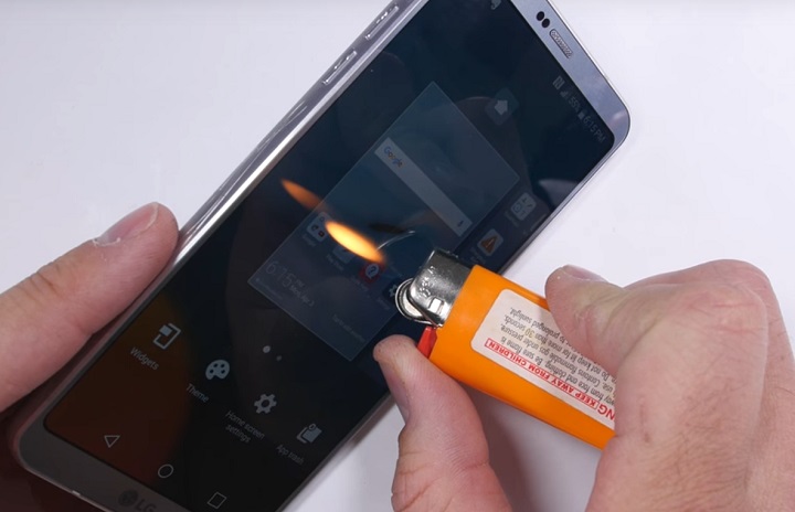 VIDEO: test de rezistenta cu LG G6