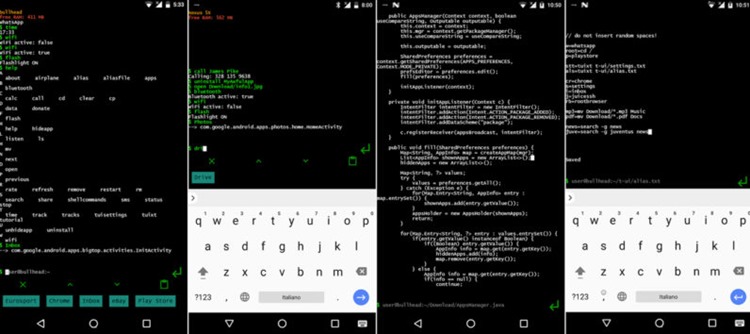 Propunere pentru fanii Linux: launcher command line pentru Android