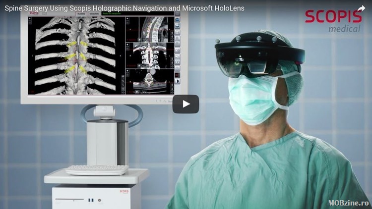 Video: interventie chirurgicala complexa realizata cu ajutorul HoloLens