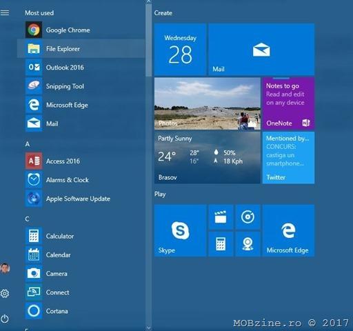 Update de Windows 10 Fall Creators pentru utilizatorii din Windows Insider Slow ring