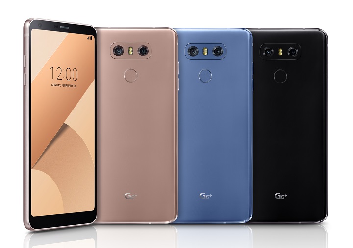 LG a prezentat un G6+ cu capacitate de stocare interna de 128 GB