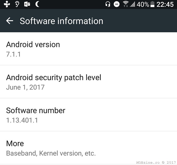 HTC U11 primeste update de firmware: 1.13.401.1 cu imbunatatiri de peformanta si patch-uri de securitate