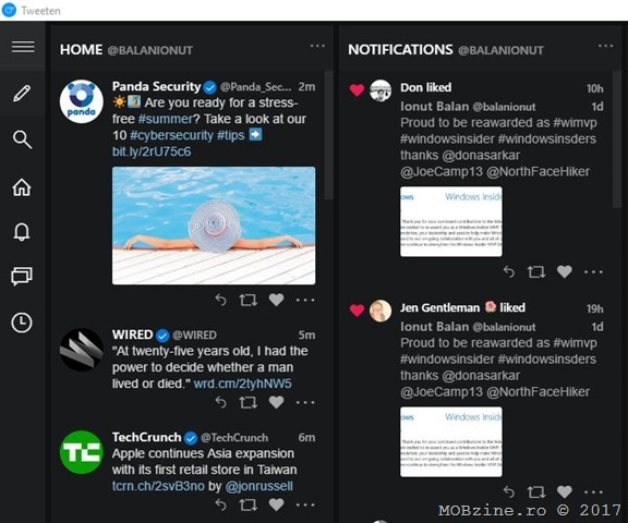 Recomandare: Tweeten, un client de Twitter care continua mostenirea TweetDeck