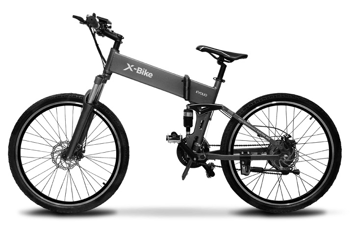 Evolio intra pe piata de bicicletele electrice si prezinta doua modele: X-bike si X-bike mini