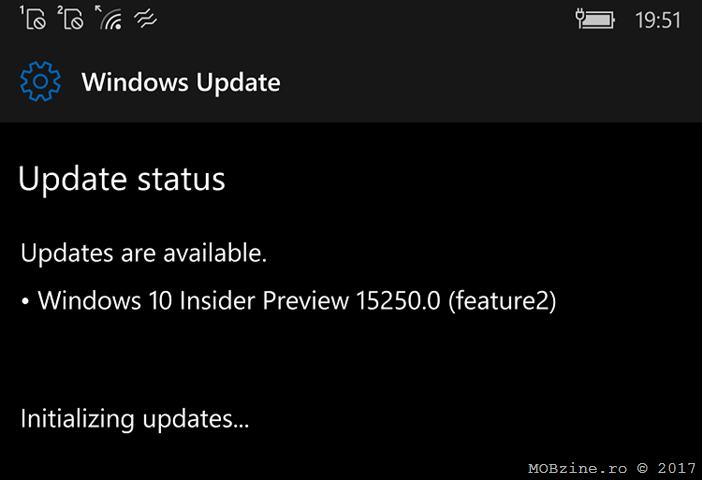 Windows 10 Mobile Build 15250 lansat in Fast Ring