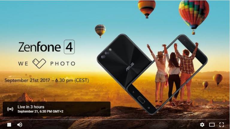 Urmariti live lansarea noului smartphone ASUS ZenFone 4