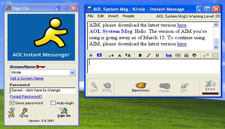 AOL Instant Messenger e oficial istorie, dispare din 15 decembrie!