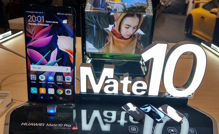 Huawei a lansat in Romania modelele Mate 10 Pro, Mate 10 Pro Porsche Design si Mate 10 lite