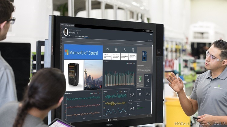 Platforma Microsoft IoT Central vine sa faca mai simpla conectarea si adoptia solutiilor IoT