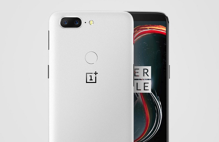 OnePlus 5T Sandstone White lansat oficial