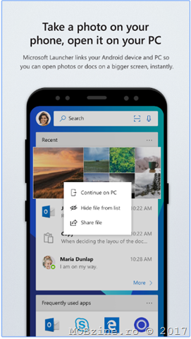 Microsoft Launcher are acum integrarea cu Cortana