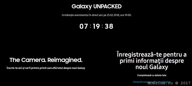 Link: cum urmariti in direct lansarea noii serii Samsung Galaxy S9 de la MWC 2018