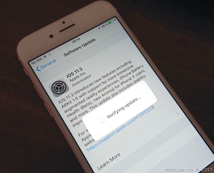 A iesit update-ul iOS 11.3 ce introduce (in sfarsit) optiunea de eliminare a diminuarii performantei pentru conservarea bateriei si ARKit 1.5